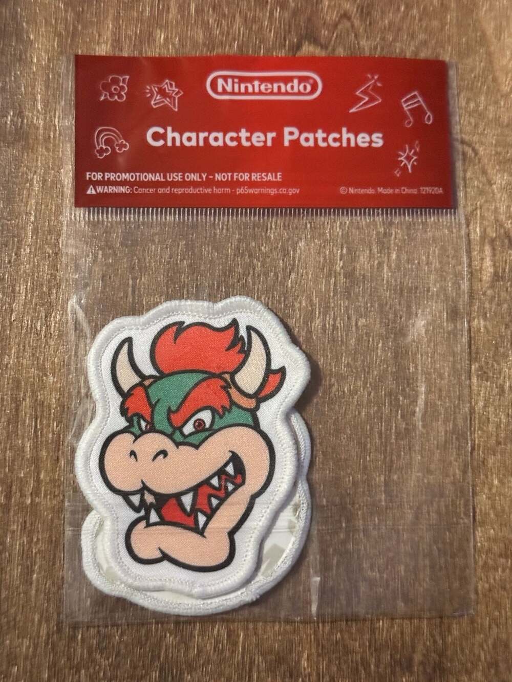 Nintendo Promotional Character Patches Bowser and Donkey Kong Set